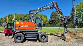 Atlas 155W mit OilQuick OQ65
