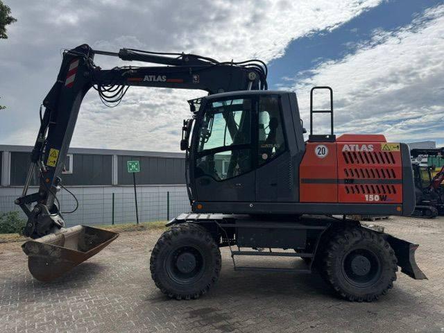 Atlas 150W *OilQuick & schweres Kontergewicht* Mobilbagger