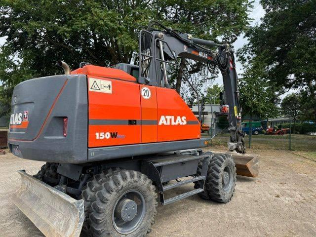 Atlas 150W *OilQuick & schweres Kontergewicht* Mobilbagger