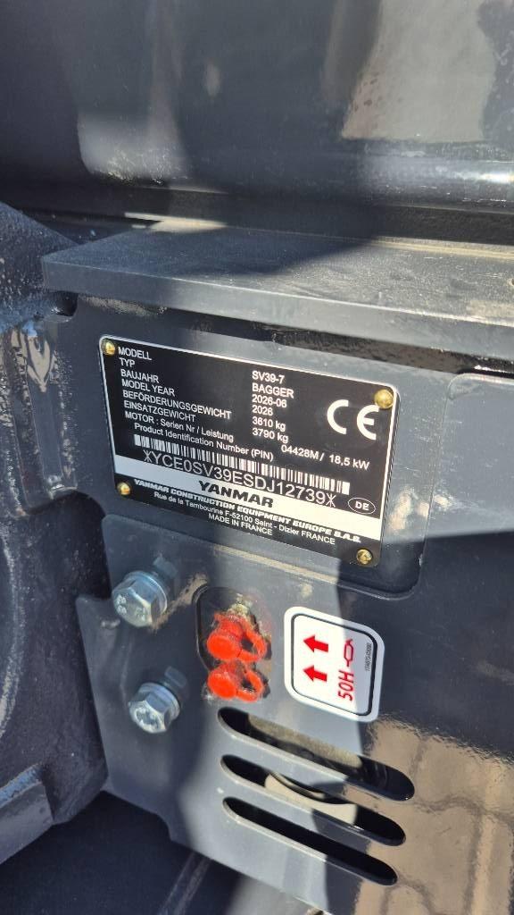 Yanmar SV39-7 Advance NEU mit Powertilt HS03 Minibagger < 7t