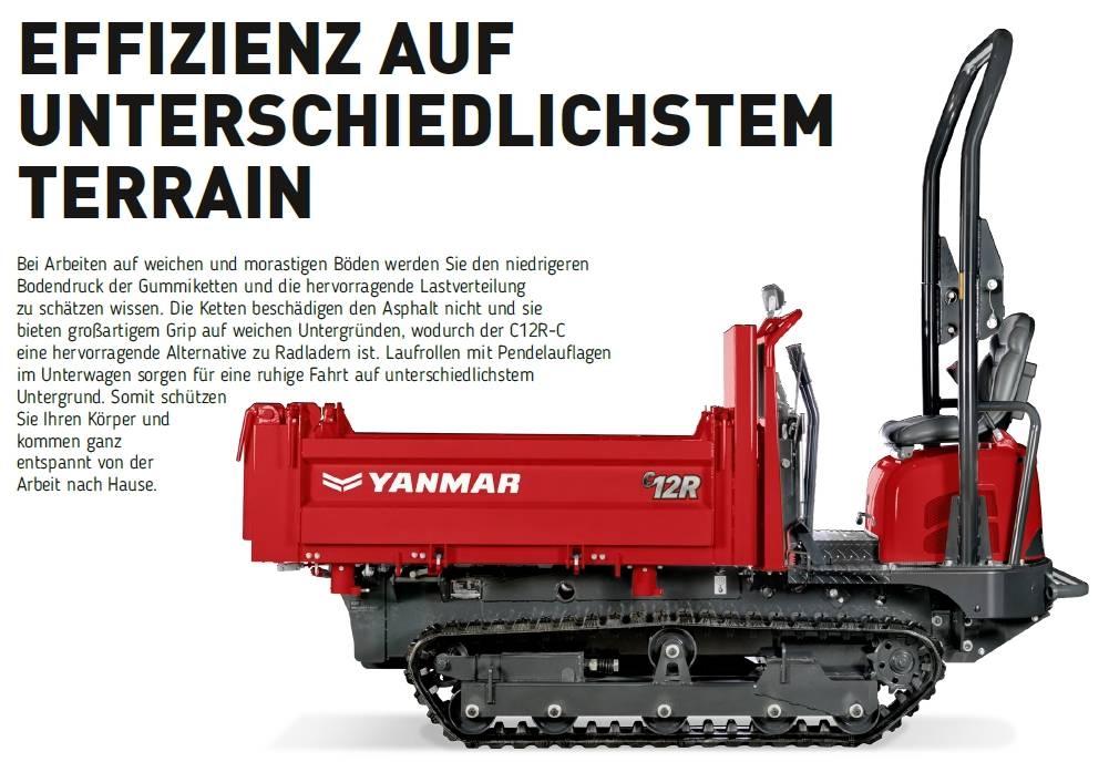 Yanmar Carrier C12R-C *3-Seiten-Kipper* Dumper Raupendumper