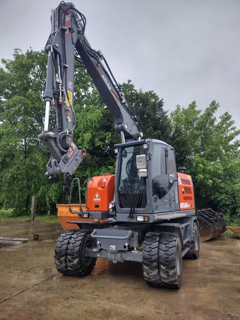 Atlas 175WSR Kurzheck OilQuick OQ70-55 DC2-Steuerung Mobilbagger