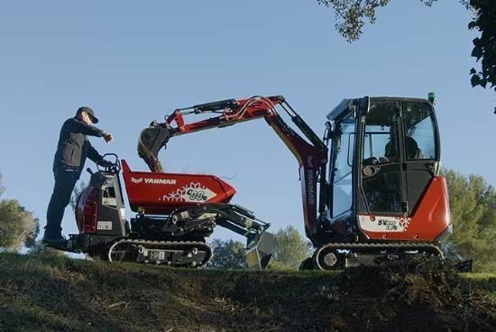 Yanmar Carrier C08e Power Vollelektrischer Transporter Raupendumper